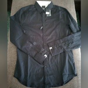 Men's JB Holt Black Button Down NWT Size S